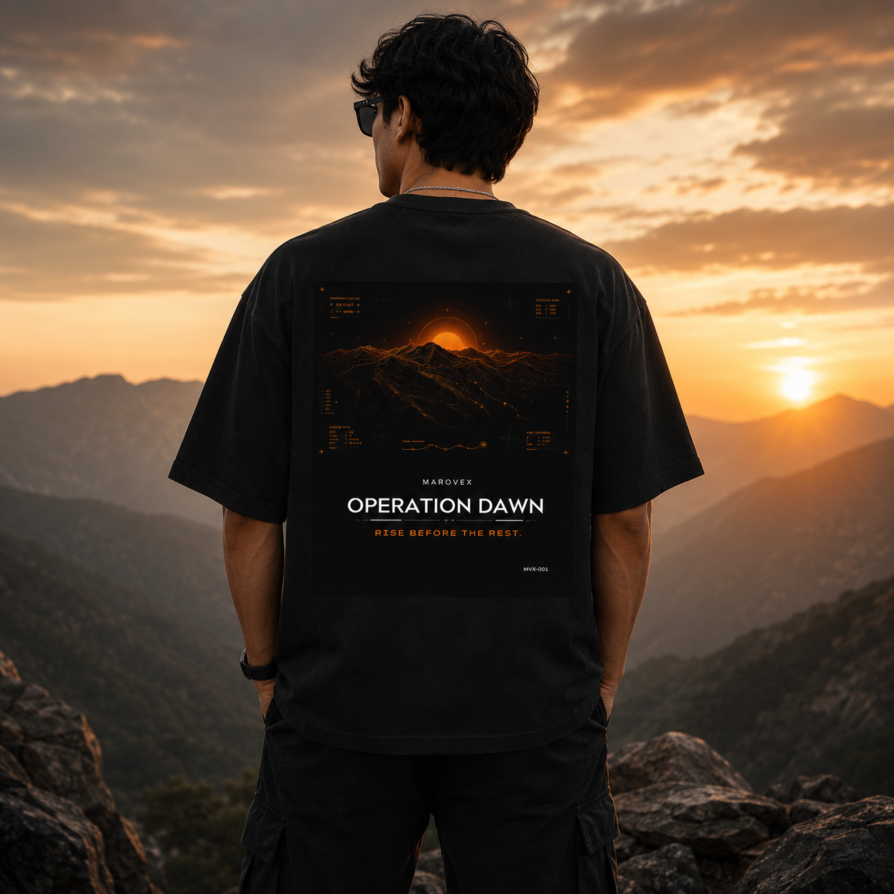 Operation Dawn — MVX•001 Premium Oversized T-Shirt